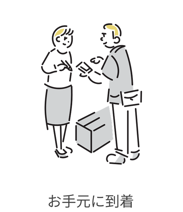 お手元に到着
